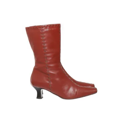 Boots (Black, Red) from Bronx Leather