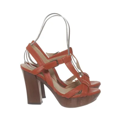 Sandales à talons hauts (Marron) de Pura Lopez Cuir
