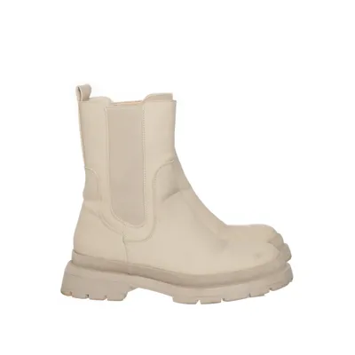Enkellaarzen (Beige) van Fashion & Bella