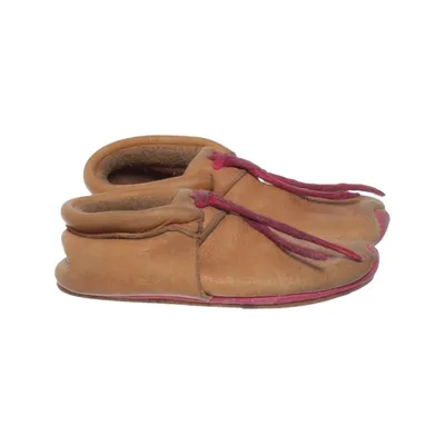 Baby slofjes (Bruin, Roze) van Lieblinge Leer