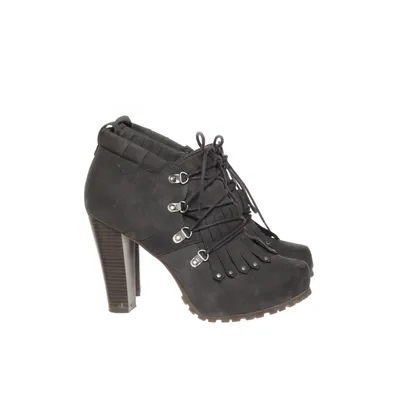Heeled boots (Gray) from Seven Seconds Leather