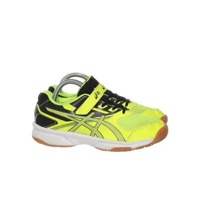 Gymnastic shoes (Green, Multicolored) from Asics Polyester, Leather