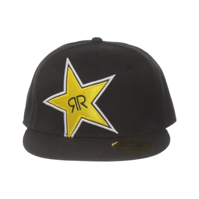 Baseballkeps (Svart, Gul) från Rockstar Akryl