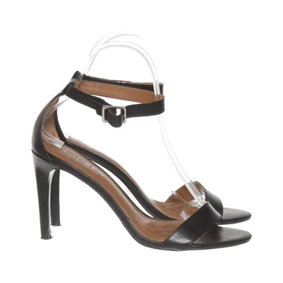 Sandales à talons hauts (Noir) de Lauren Ralph Lauren Cuir