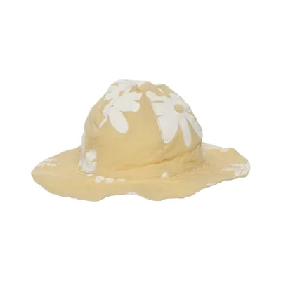 Buckethatt (Gul, Vit) från H&M Bomull