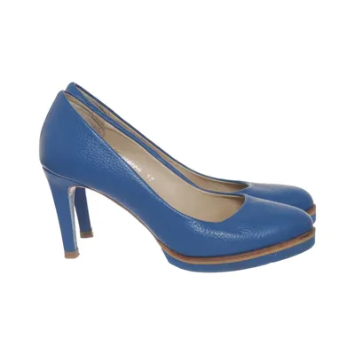 Escarpins (Bleu) de Gloria Ortiz Cuir