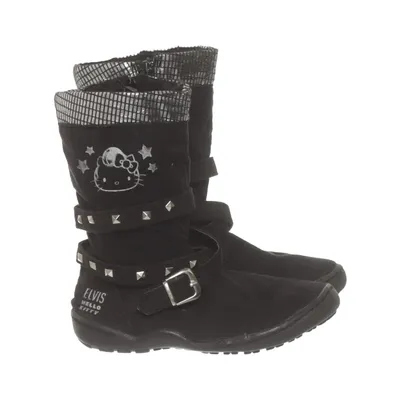 Ankle boots (Black, Silver) from Hello Kitty
