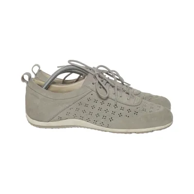 Sneakers (Grijs) van Geox Leer