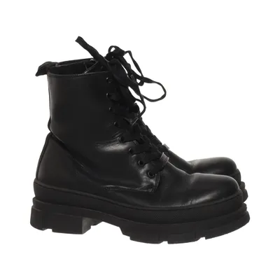 Veterlaarzen (Zwart) van Steve Madden Leer