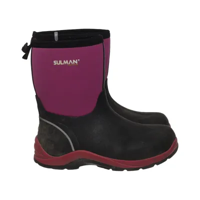 Rubber boots (Black, Pink) from Sulman
