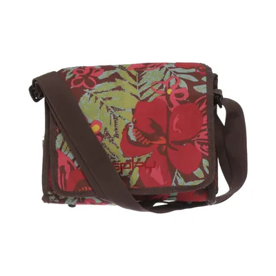 Shoulder-bag (Brown, Red, Multicolored) from Spicy Polyester