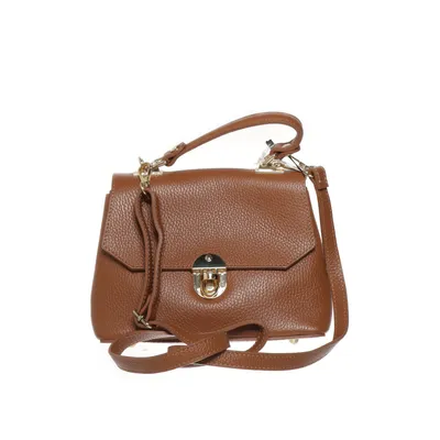 Axelremsväska (Brun) från Borse in Pelle Skinn