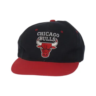 Baseballkeps (Svart, Röd) från NBA Akryl, Ull