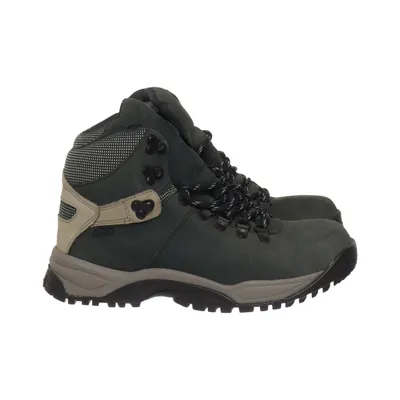 Bottes de randonnée (Noir, Gris) de Crane Sports Cuir
