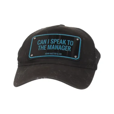 Trucker cap (Can I Speak To The Manager) fra John Hatter & Co Bomuld, Polyester