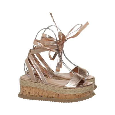 Chaussure compensées (Or) de Ego