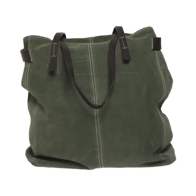 Sac à main (Vert) de Ceannis Coton, Cuir
