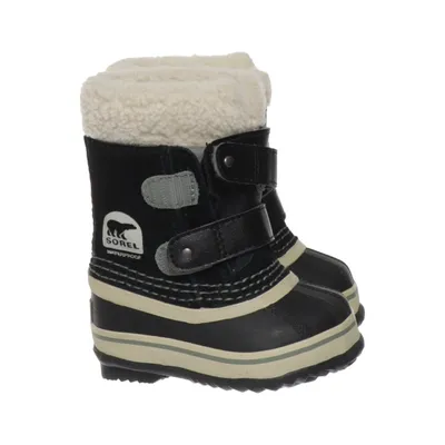 Bottes à lacets (Noir, Beige) de Sorel Fausse fourrure, Polyuréthane
