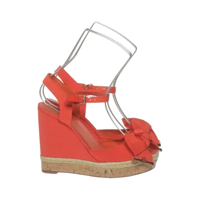 Keilschuhe (Rot) von Tory Burch Leder