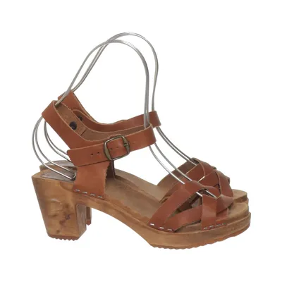 Clogs (Brown) from Alstermo Toffeln Leather