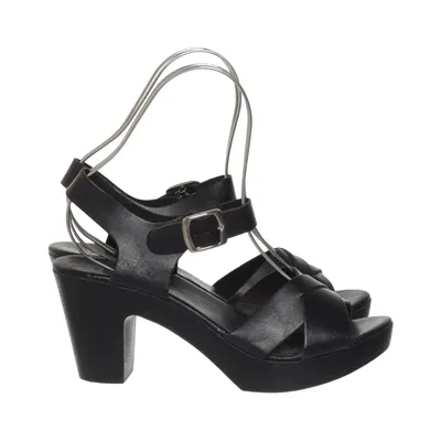 Wedges (Black) from Chicas Leather