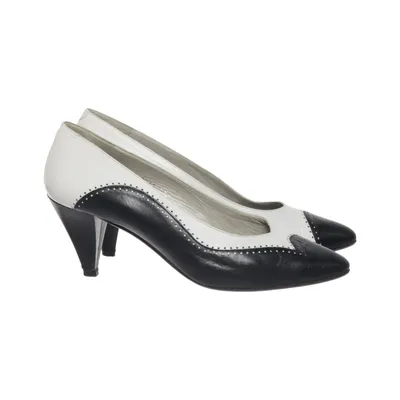 Pumps (Svart, Vit) från Jacques Vert Skinn