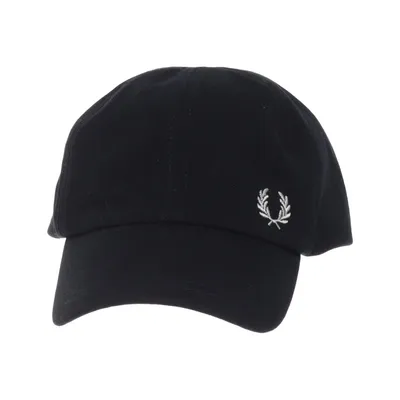 Baseball cap (Black) from Fred Perry Cotton, Polyester