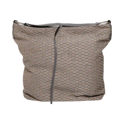Schoudertas (Bruin, Grijs) van Ceannis Katoen, Polyester, Polyurethaan