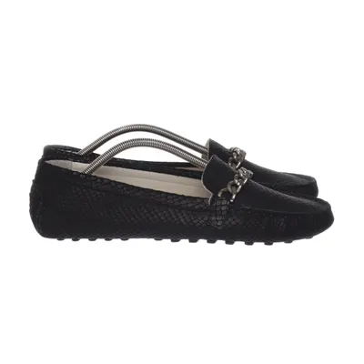 Loafers (Zwart) van Tiger of Sweden Leer
