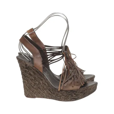 Chaussure compensées (Marron) de Hispanitas Cuir