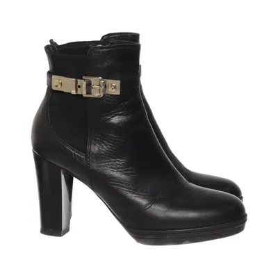 Heeled boots (Black) from Angelo Bervicato Leather