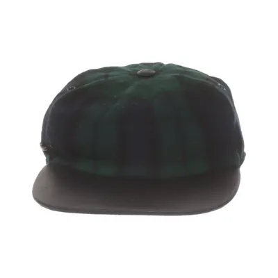 Flat cap (Green, Blue, Brown) from Chemise Lacoste Acrylic, Leather, Wool
