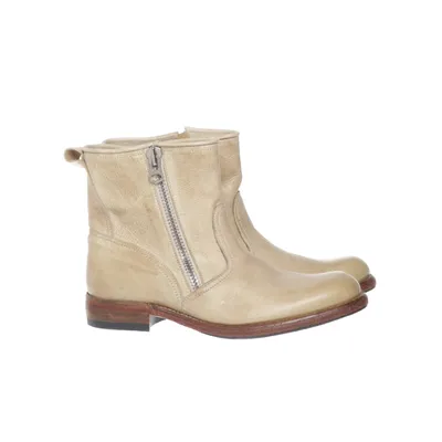Ankle boots (Beige) from Munderingskompagniet