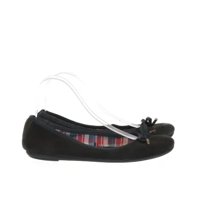 Ballerina's (Zwart) van Tommy Hilfiger Leer, Suède