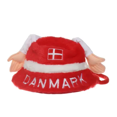 Bucket hat (Red, Multicolored) from Denmark