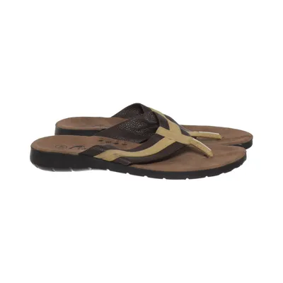 Teenslippers (Bruin, Beige) van Camprella Leer