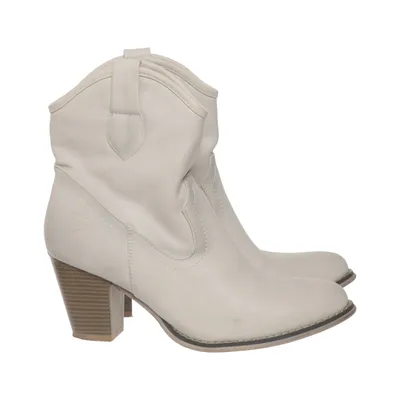 Cowboy boots (Beige) from Fabs