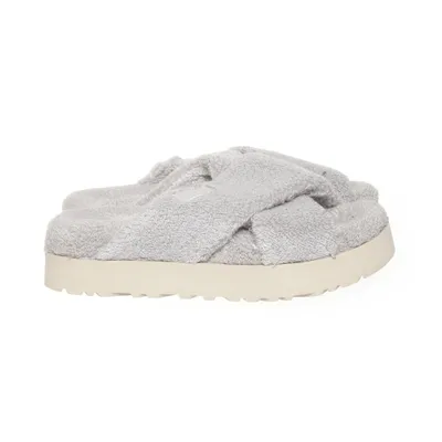 Slip-ins (Fuzz Sugar Terry Cross Slides) from UGG