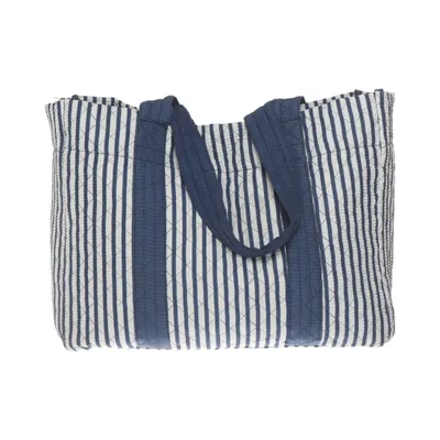 Håndtaske (Blå, Hvid) fra Coop Polyester