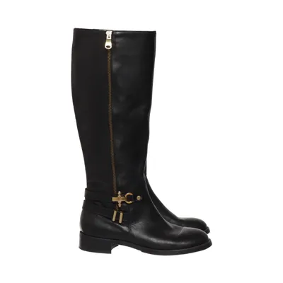 Bottes (Noir) de Clou Cuir
