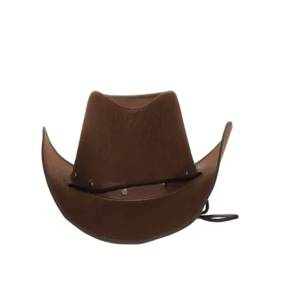 Cowboyhatt (Brun) Polyester