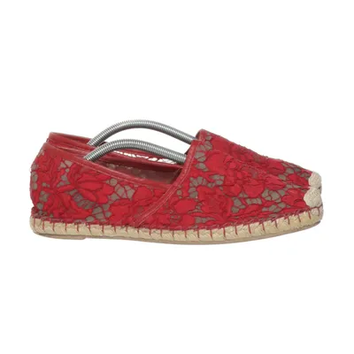 Espadrilles (Lace & Leather Espadrilles Flats) van Valentino Garavani