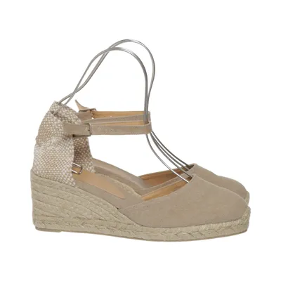 Chaussure compensées (Carina) de Castañer Cuir