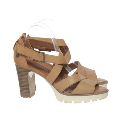 High heel sandals (Beige) from No Stress