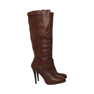 Stiefel (Braun) von Steve Madden Leder
