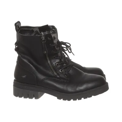 Snørestøvler (Sort) fra Mustang True Denim