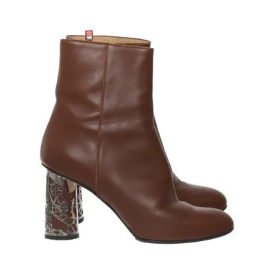 Bottes à talons (Marron) de Vibram Cuir