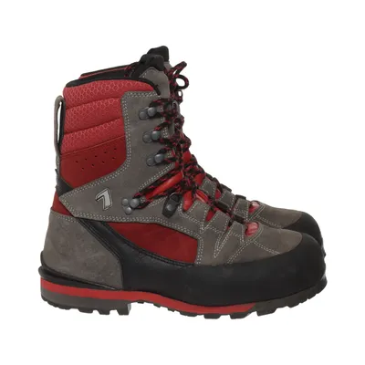 Werkschoenen (Grijs, Rood, Zwart) van Haix Suède