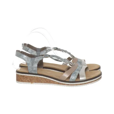 Sandalen (Blauw, Zilver, Beige) van Rieker