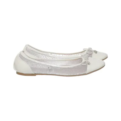 Ballet flats (White, Silver) from Anna Field